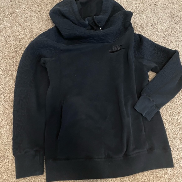 Nike Jackets & Blazers - Black cowl neck Nike pull over